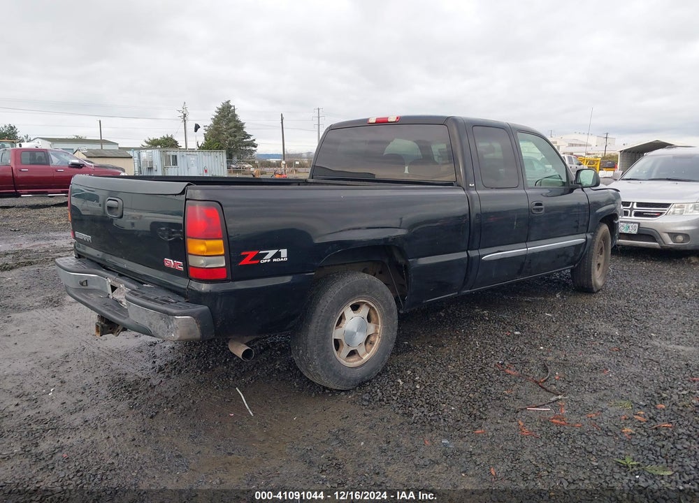 2004 GMC SIERRA 1500 SLE VIN: 1GTEK19T74E400259