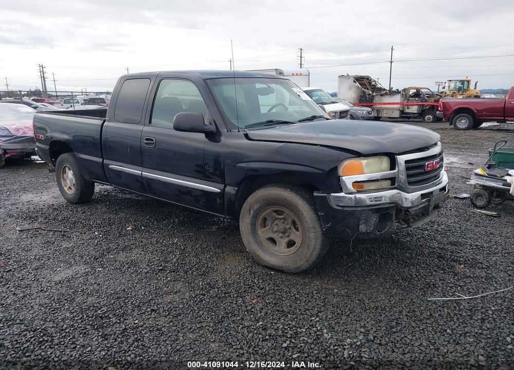 2004 GMC SIERRA 1500 SLE VIN: 1GTEK19T74E400259