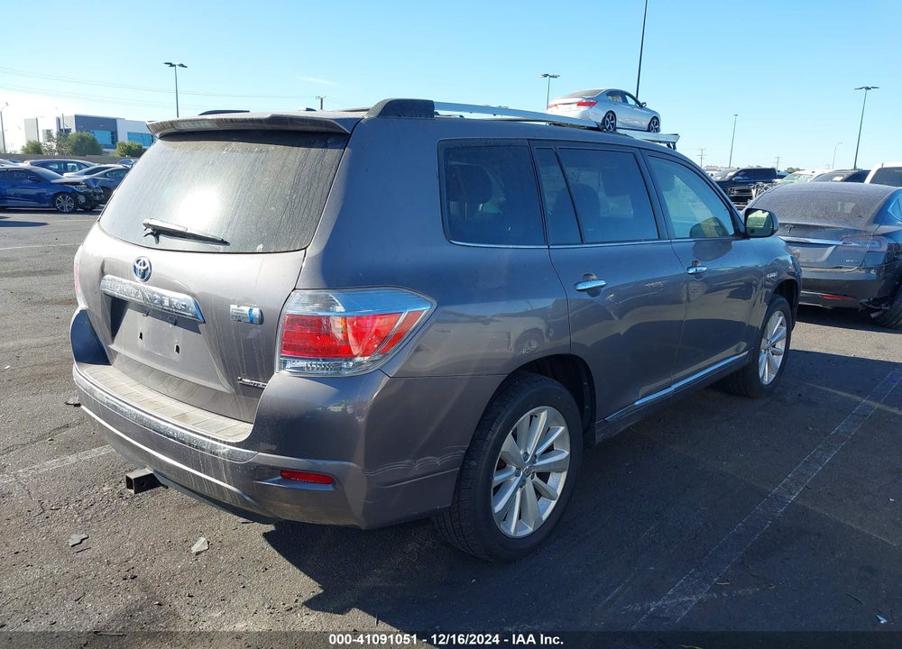 2012 TOYOTA HIGHLANDER HYBRID LIMITED V6 VIN: JTEDC3EH1C2008332