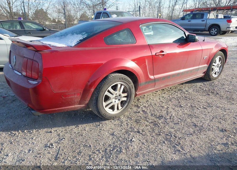2008 FORD MUSTANG GT DELUXE/GT PREMIUM VIN: 1ZVHT82H085141870