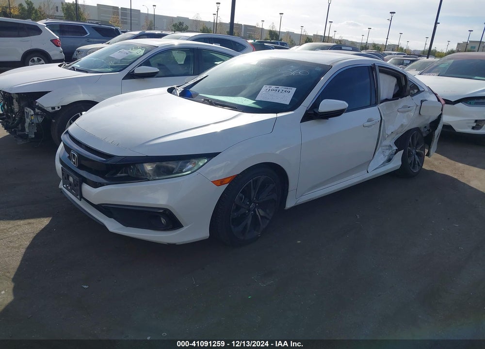 2019 HONDA CIVIC SPORT VIN: 2HGFC2F89KH579175