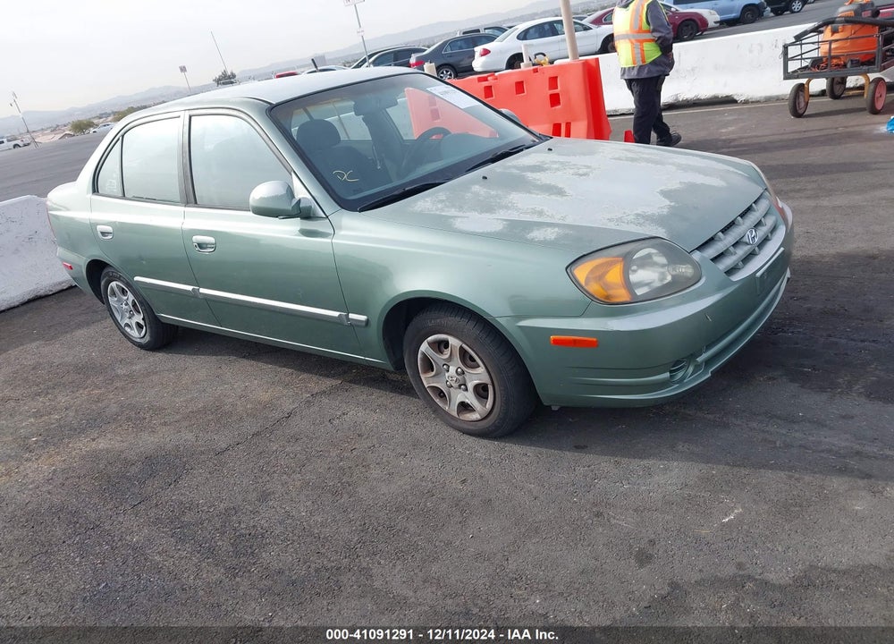 2004 HYUNDAI ACCENT GL VIN: KMHCG45C44U541064