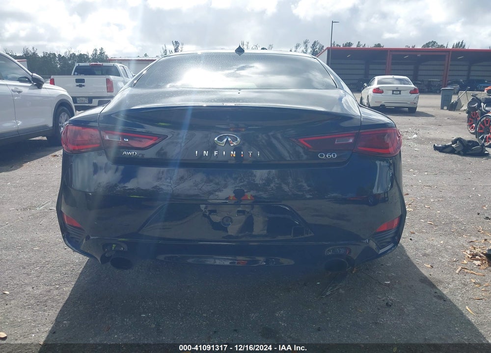 2020 INFINITI Q60 PURE AWD VIN: JN1EV7EL5LM380634