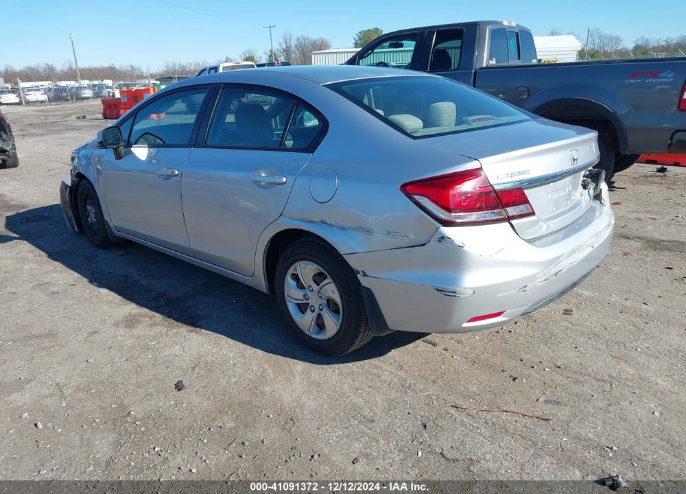 2013 HONDA CIVIC LX VIN: 2HGFB2F58DH593743