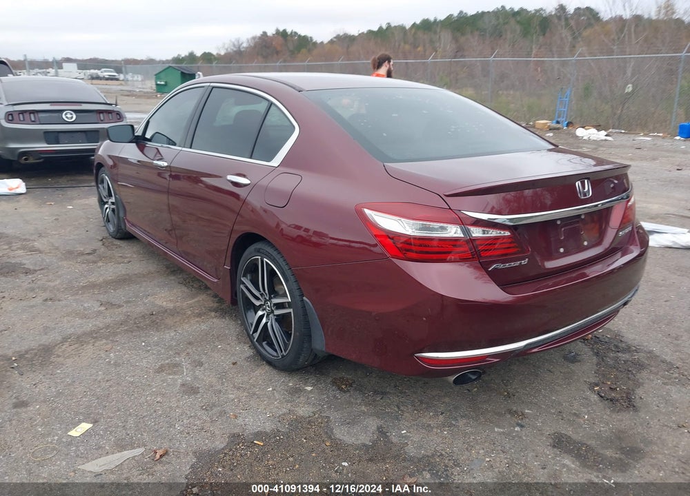 2017 HONDA ACCORD SPORT VIN: 1HGCR2F53HA280019