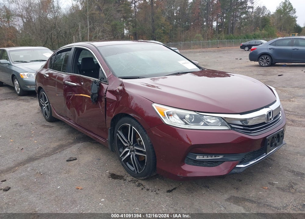 2017 HONDA ACCORD SPORT VIN: 1HGCR2F53HA280019