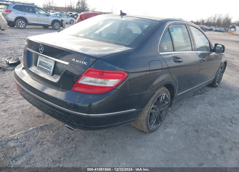 2009 MERCEDES-BENZ C 300 VIN: WDDGF81X29F214897