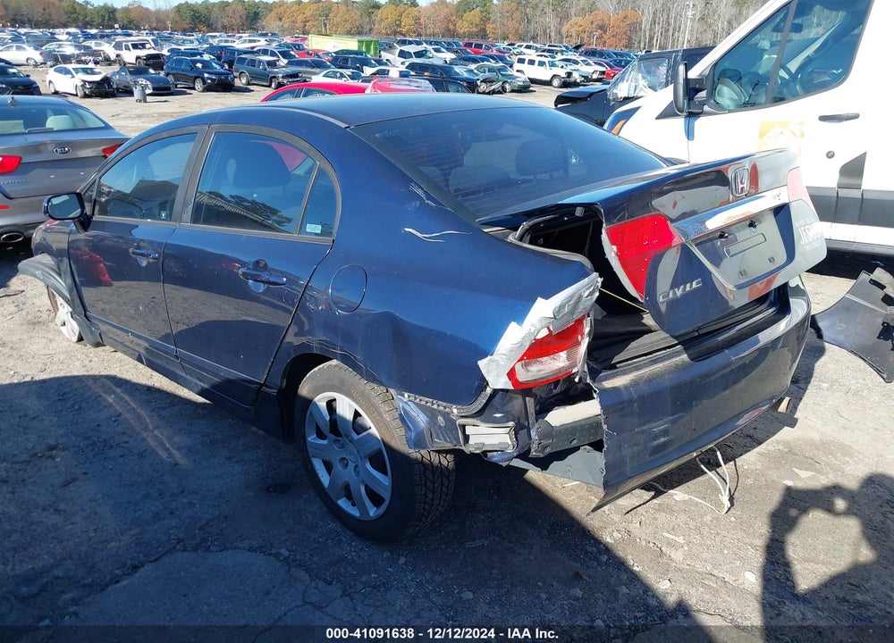2009 HONDA CIVIC LX VIN: 19XFA16589E026799