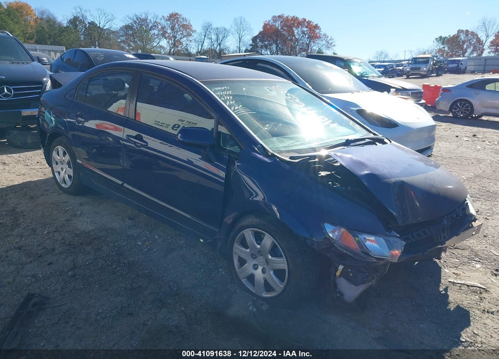 2009 HONDA CIVIC LX VIN: 19XFA16589E026799