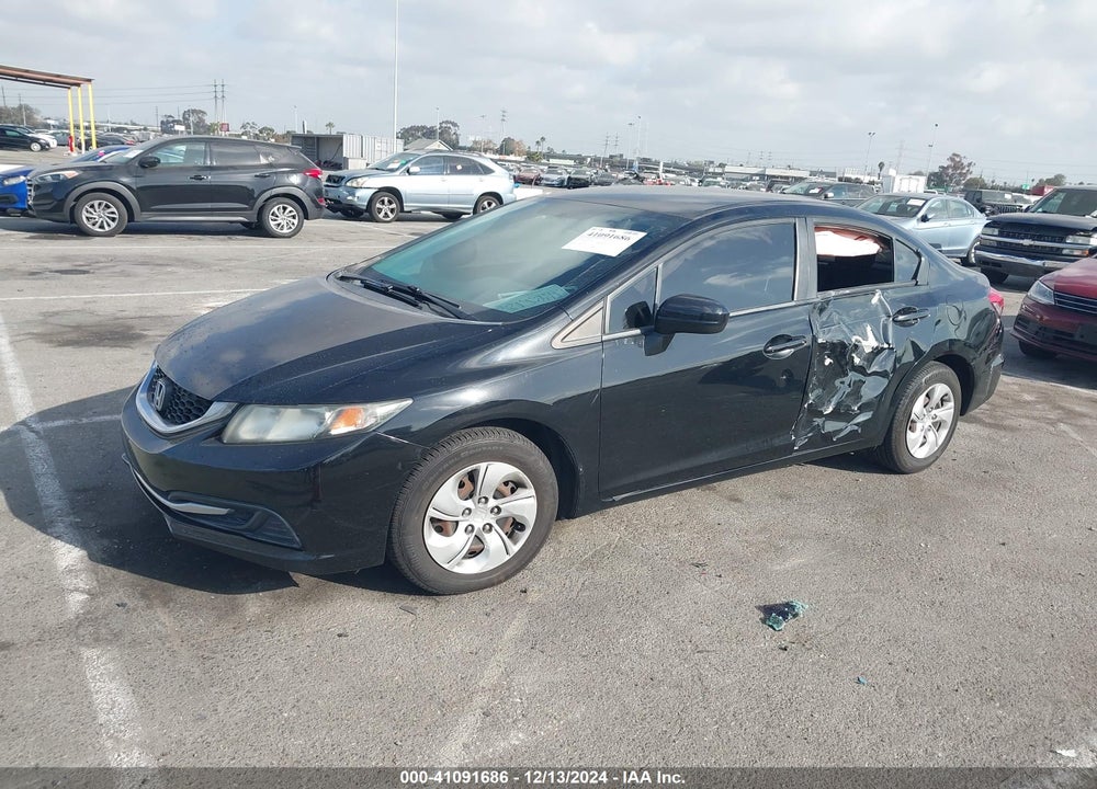 2015 HONDA CIVIC LX VIN: 19XFB2F57FE247521
