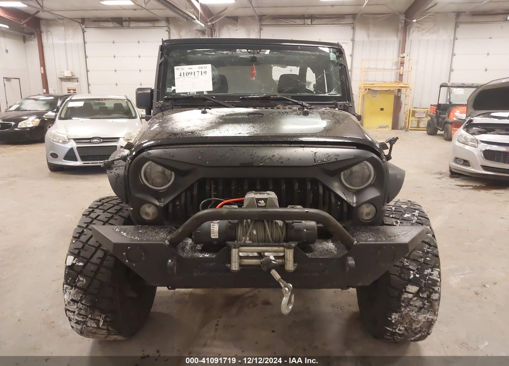 2016 JEEP WRANGLER SAHARA VIN: 1C4AJWBG4GL156209