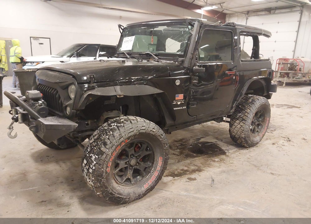 2016 JEEP WRANGLER SAHARA VIN: 1C4AJWBG4GL156209