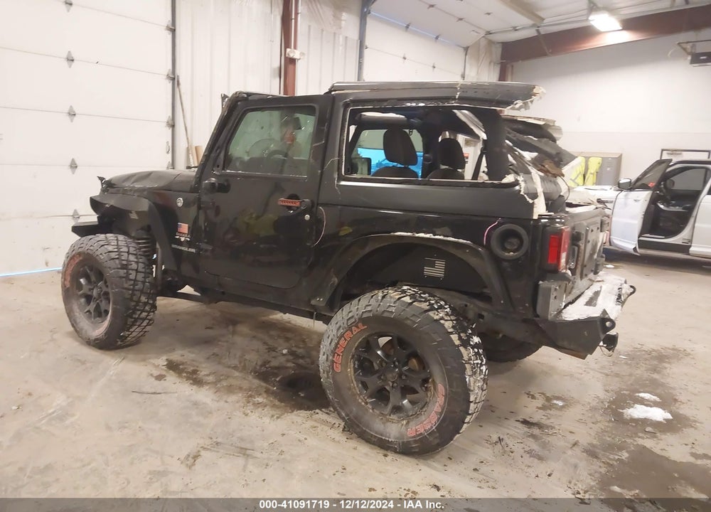 2016 JEEP WRANGLER SAHARA VIN: 1C4AJWBG4GL156209