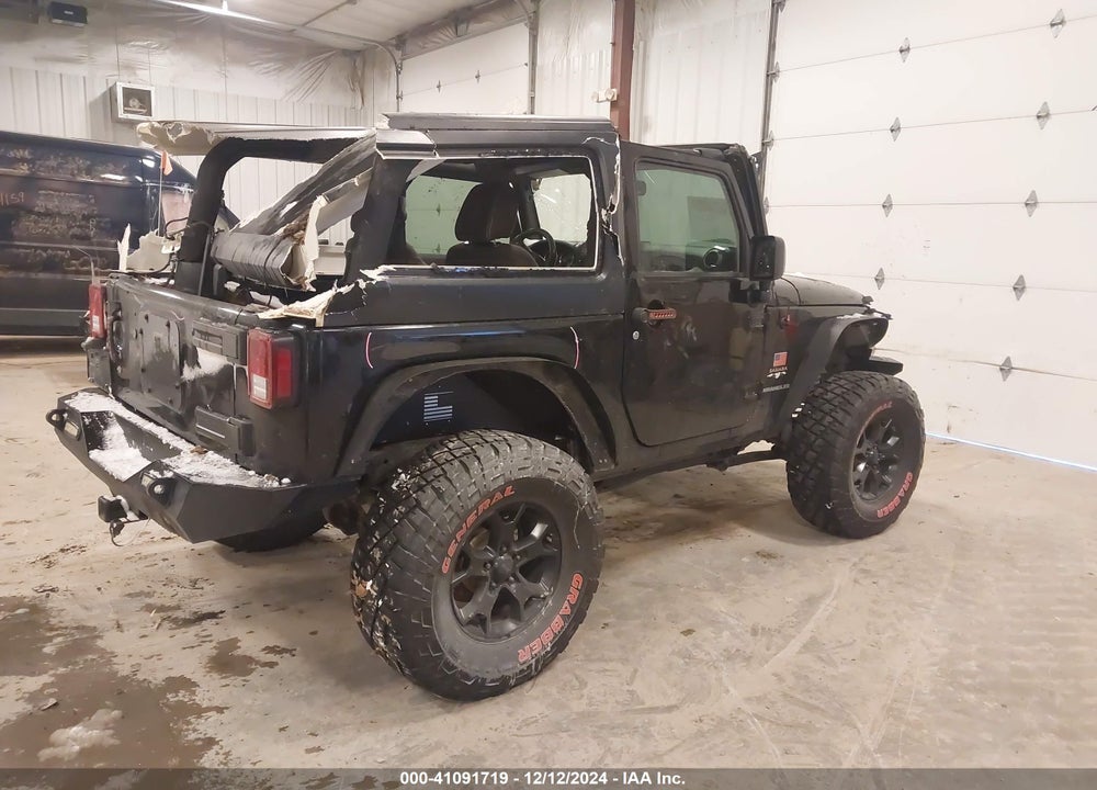 2016 JEEP WRANGLER SAHARA VIN: 1C4AJWBG4GL156209