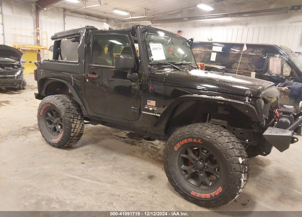 2016 JEEP WRANGLER SAHARA VIN: 1C4AJWBG4GL156209