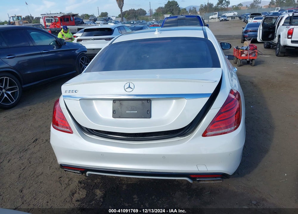 2016 MERCEDES-BENZ S 550 VIN: WDDUG8CB3GA233132