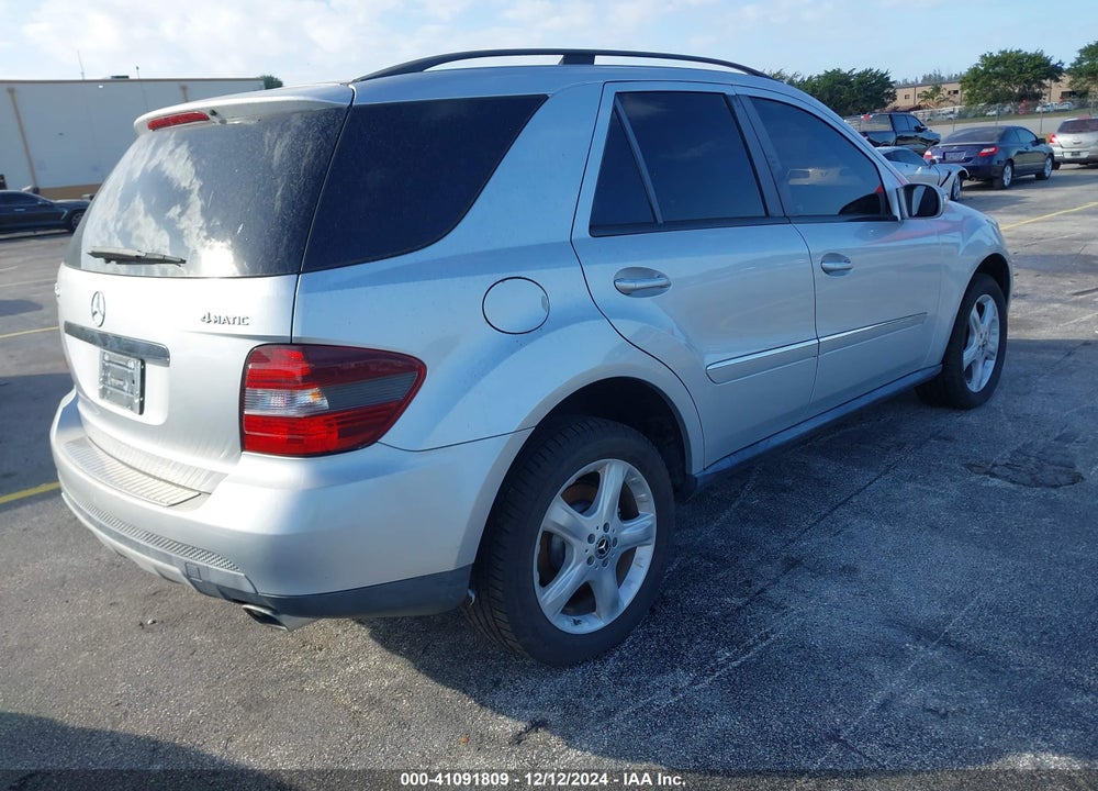 2008 MERCEDES-BENZ ML 350 4MATIC VIN: 4JGBB86E38A374236