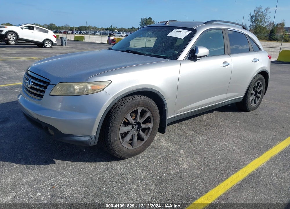 2005 INFINITI FX35 VIN: JNRAS08W25X201016