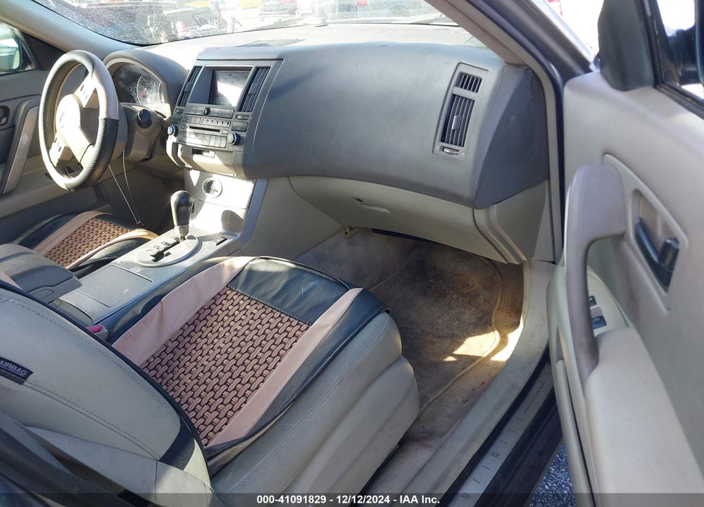 2005 INFINITI FX35 VIN: JNRAS08W25X201016