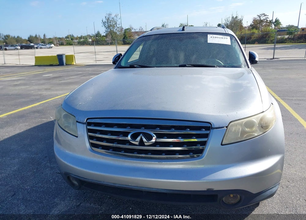 2005 INFINITI FX35 VIN: JNRAS08W25X201016
