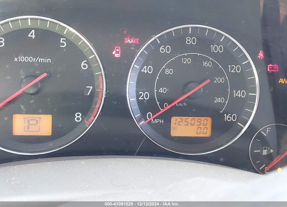 2005 INFINITI FX35 VIN: JNRAS08W25X201016