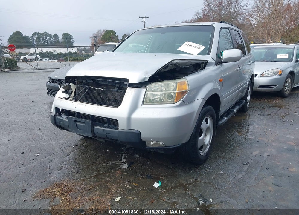 2006 HONDA PILOT EX-L VIN: 5FNYF18606B005757