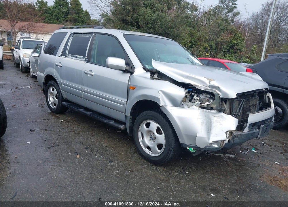 2006 HONDA PILOT EX-L VIN: 5FNYF18606B005757