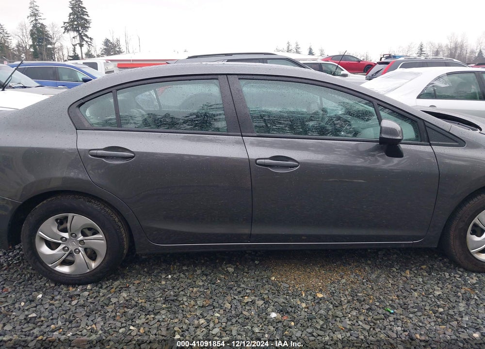 2013 HONDA CIVIC LX VIN: 2HGFB2F55DH600518
