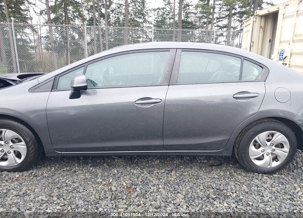 2013 HONDA CIVIC LX VIN: 2HGFB2F55DH600518