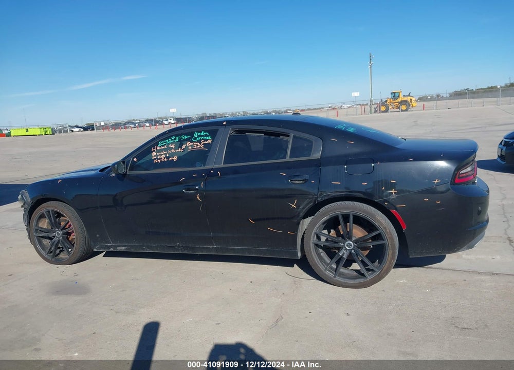 2018 DODGE CHARGER SXT RWD VIN: 2C3CDXBG1JH151015