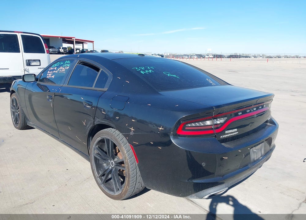 2018 DODGE CHARGER SXT RWD VIN: 2C3CDXBG1JH151015