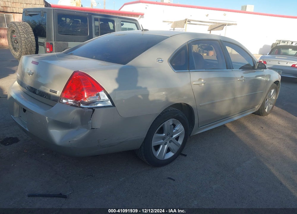 2011 CHEVROLET IMPALA LS VIN: 2G1WF5EK7B1322747