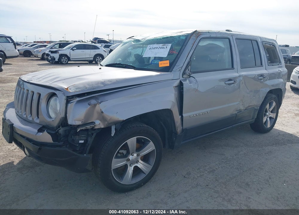 2016 JEEP PATRIOT HIGH ALTITUDE EDITION VIN: 1C4NJPFA7GD800826