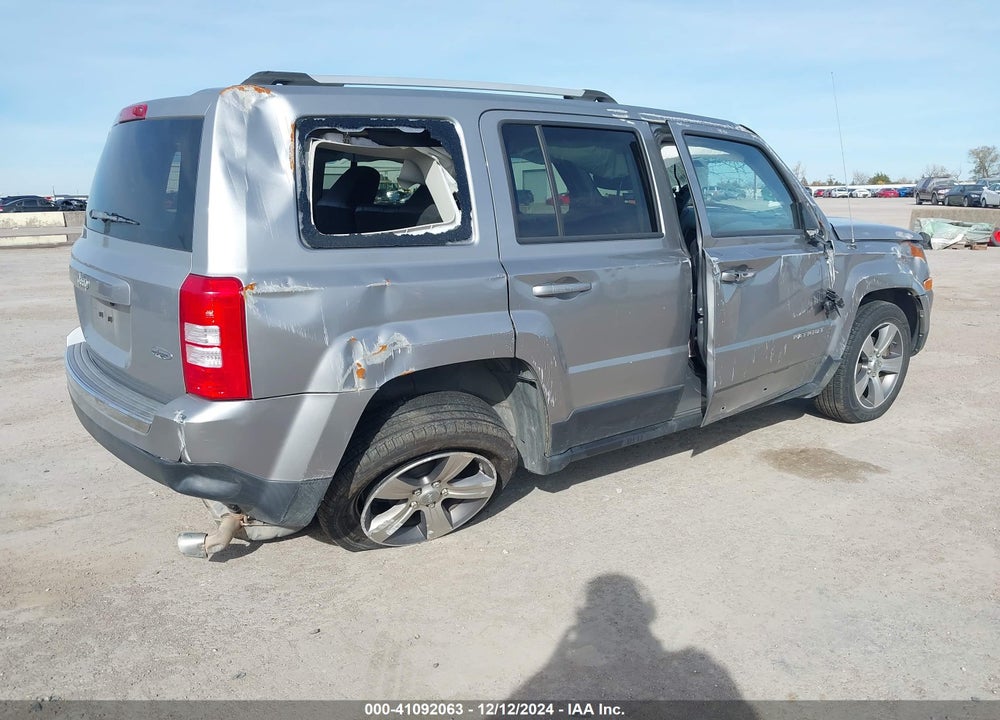 2016 JEEP PATRIOT HIGH ALTITUDE EDITION VIN: 1C4NJPFA7GD800826