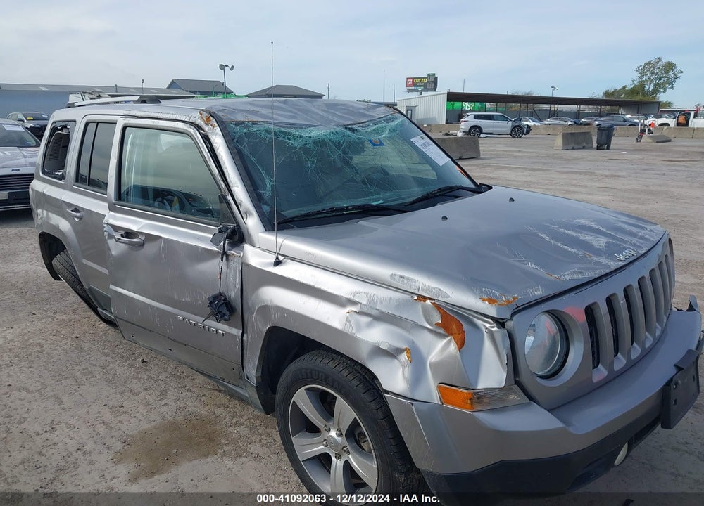 2016 JEEP PATRIOT HIGH ALTITUDE EDITION VIN: 1C4NJPFA7GD800826