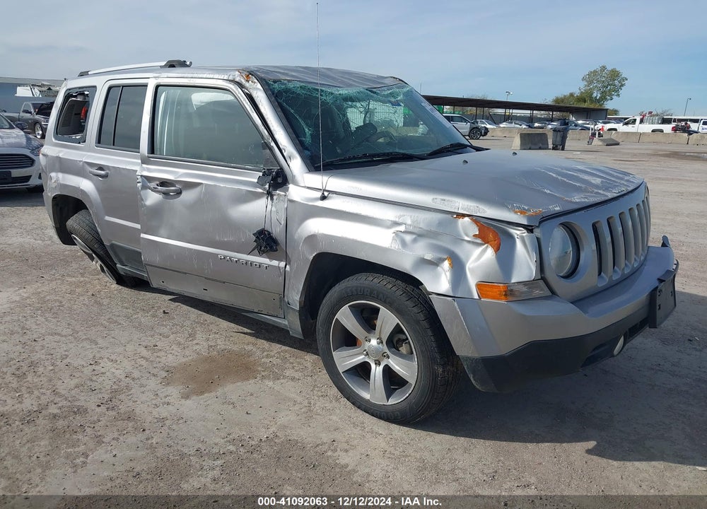 2016 JEEP PATRIOT HIGH ALTITUDE EDITION VIN: 1C4NJPFA7GD800826
