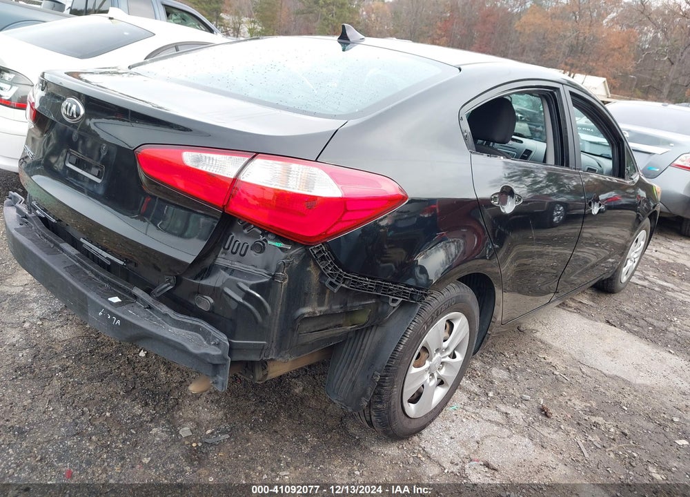 2016 KIA FORTE LX VIN: KNAFK4A64G5487941