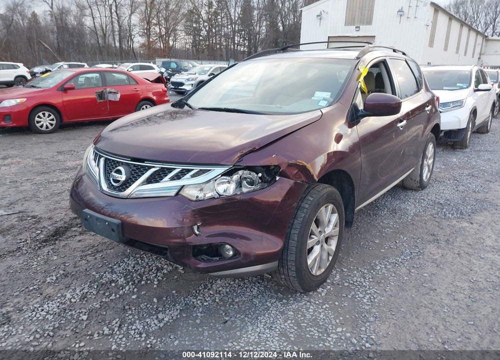 2013 NISSAN MURANO SV VIN: JN8AZ1MW9DW310489