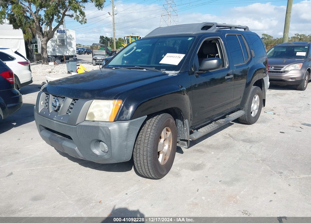 2008 NISSAN XTERRA S VIN: 5N1AN08U98C525884