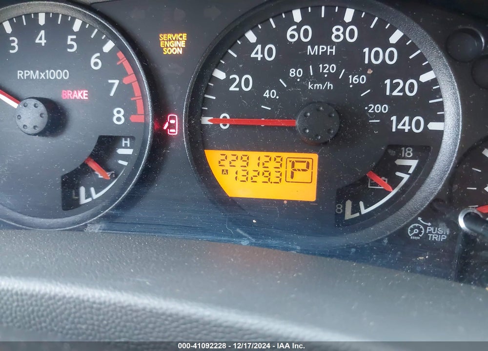 2008 NISSAN XTERRA S VIN: 5N1AN08U98C525884