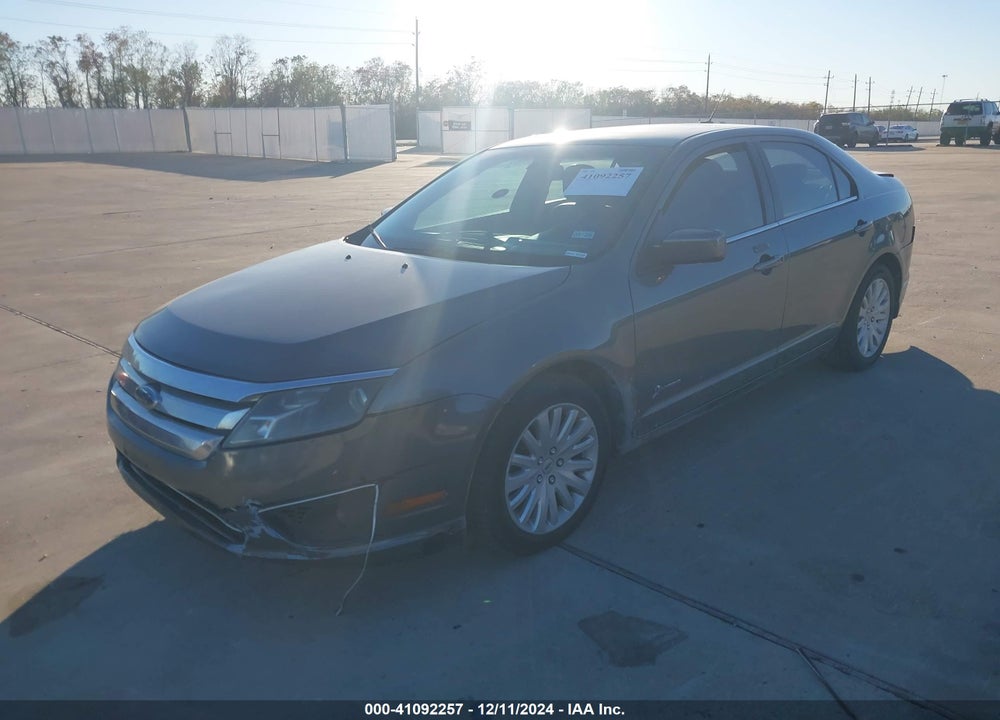 2010 FORD FUSION HYBRID VIN: 3FADP0L3XAR160221