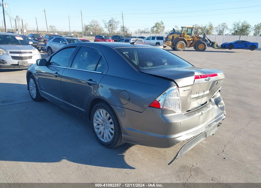 2010 FORD FUSION HYBRID VIN: 3FADP0L3XAR160221