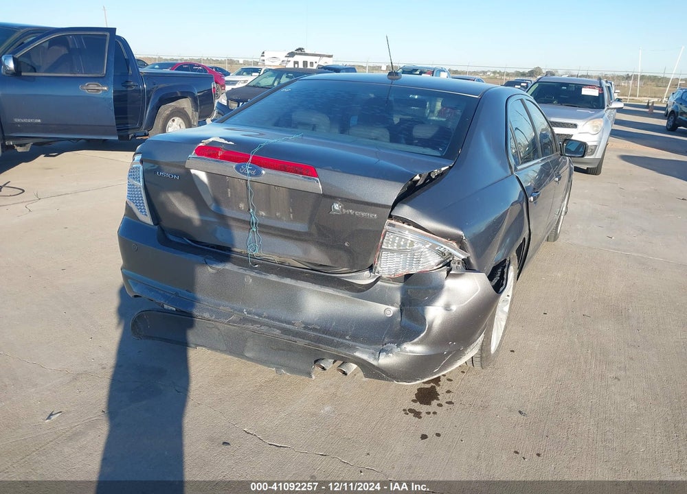 2010 FORD FUSION HYBRID VIN: 3FADP0L3XAR160221