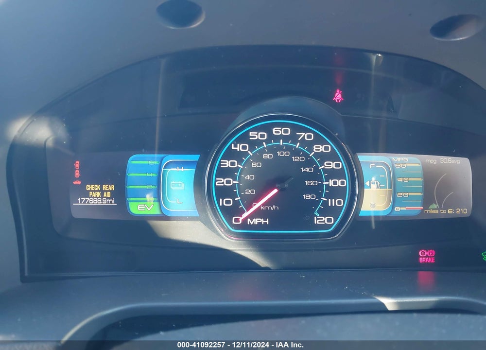 2010 FORD FUSION HYBRID VIN: 3FADP0L3XAR160221