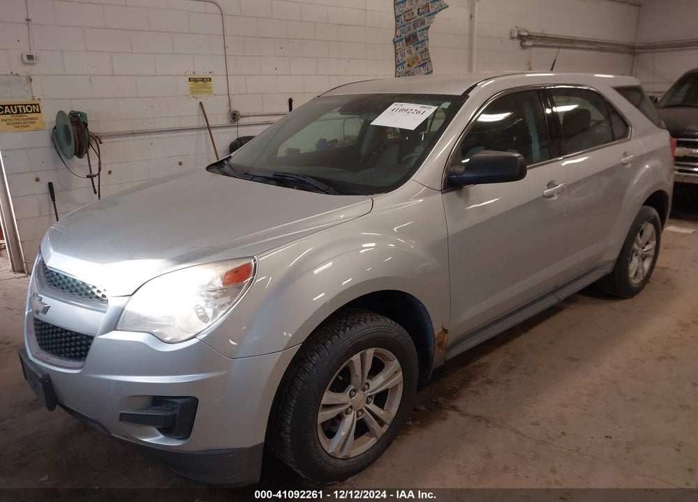 2012 CHEVROLET EQUINOX LS VIN: 2GNALBEK4C6162301