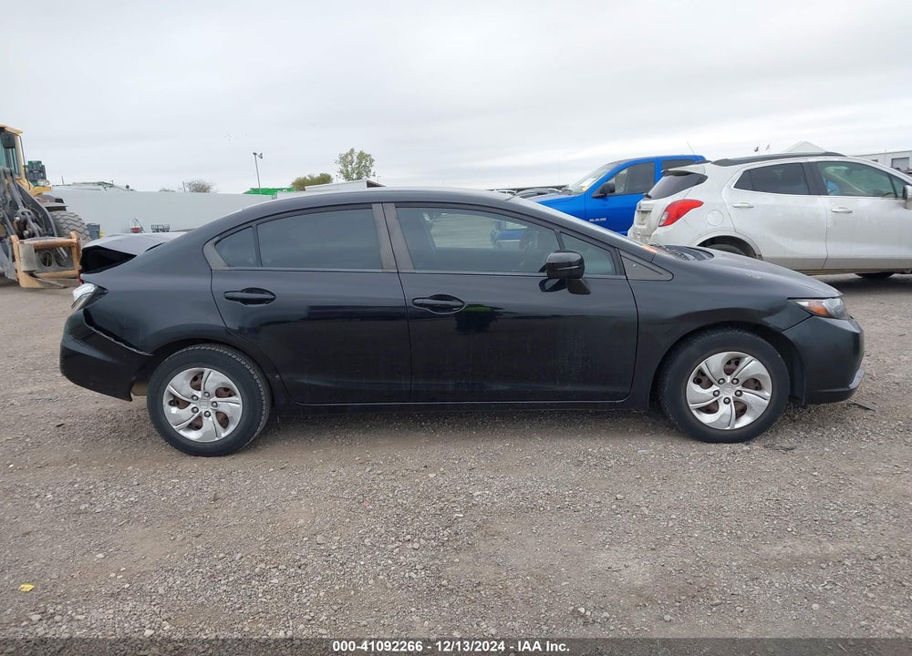 2015 HONDA CIVIC LX VIN: 19XFB2F57FE013461