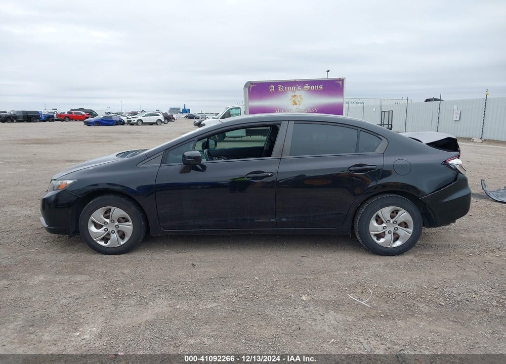 2015 HONDA CIVIC LX VIN: 19XFB2F57FE013461