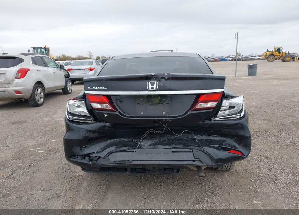 2015 HONDA CIVIC LX VIN: 19XFB2F57FE013461
