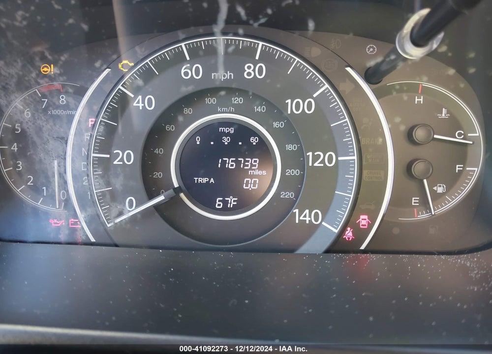2013 HONDA CR-V LX VIN: 5J6RM3H32DL023175