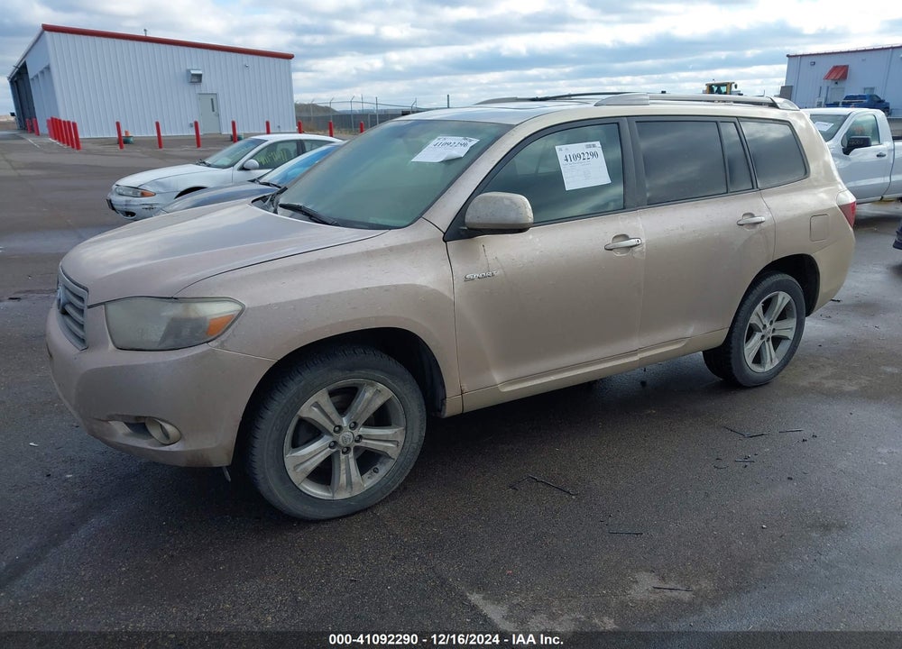 2008 TOYOTA HIGHLANDER SPORT VIN: JTEES43A782043306